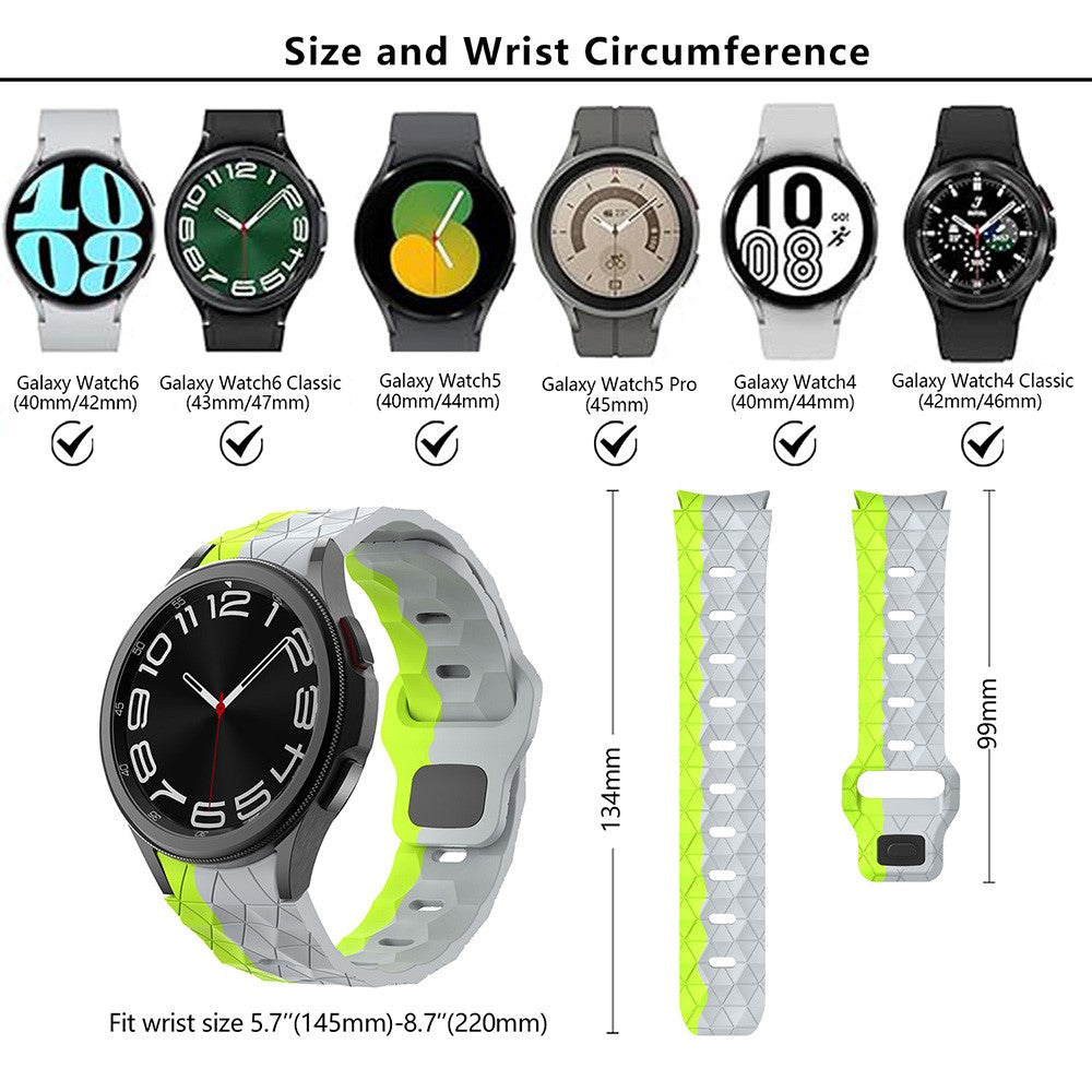 Very Beautiful Samsung Smartwatch Silicone Universel Strap - Green#serie_7