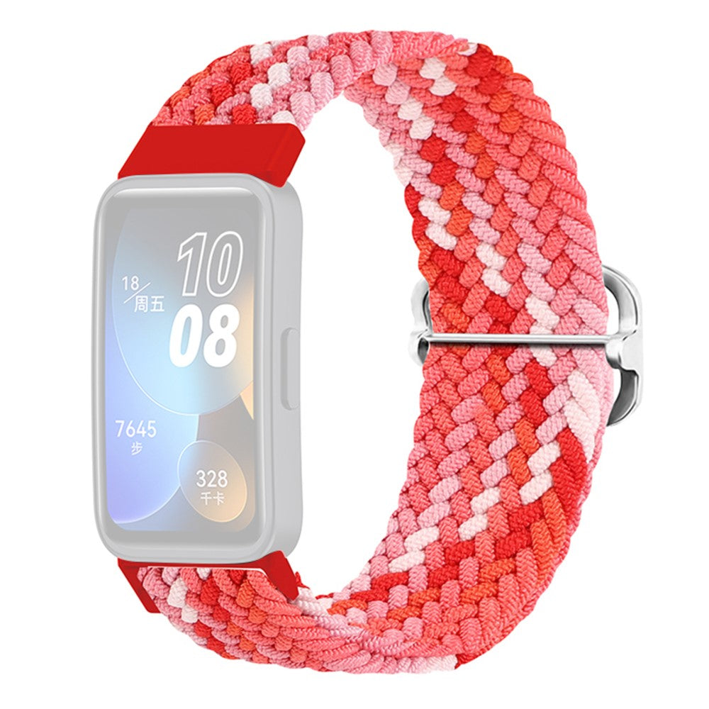 Mega Good Huawei Band 8 Nylon Strap - Red#serie_13