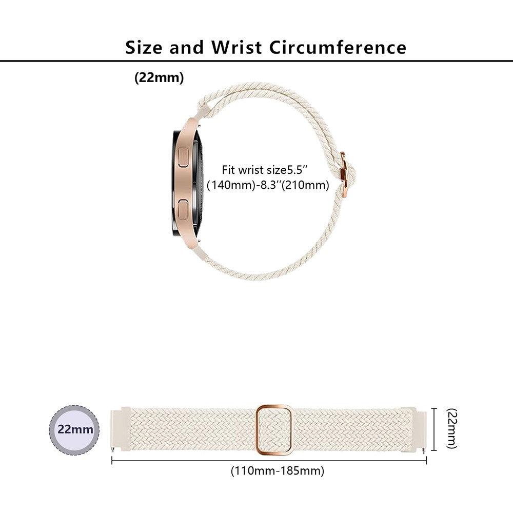 Super Stylish Smartwatch Nylon Universel Strap - Brown#serie_14