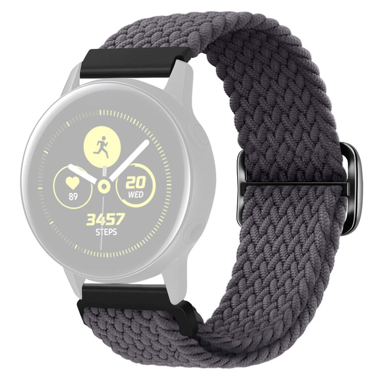 Absolutely Stylish Samsung Smartwatch Nylon Universel Strap - Silver#serie_18