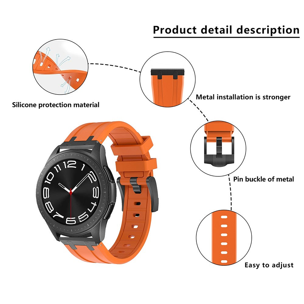 Really Beautiful Smartwatch Silicone Universel Strap - White#serie_6