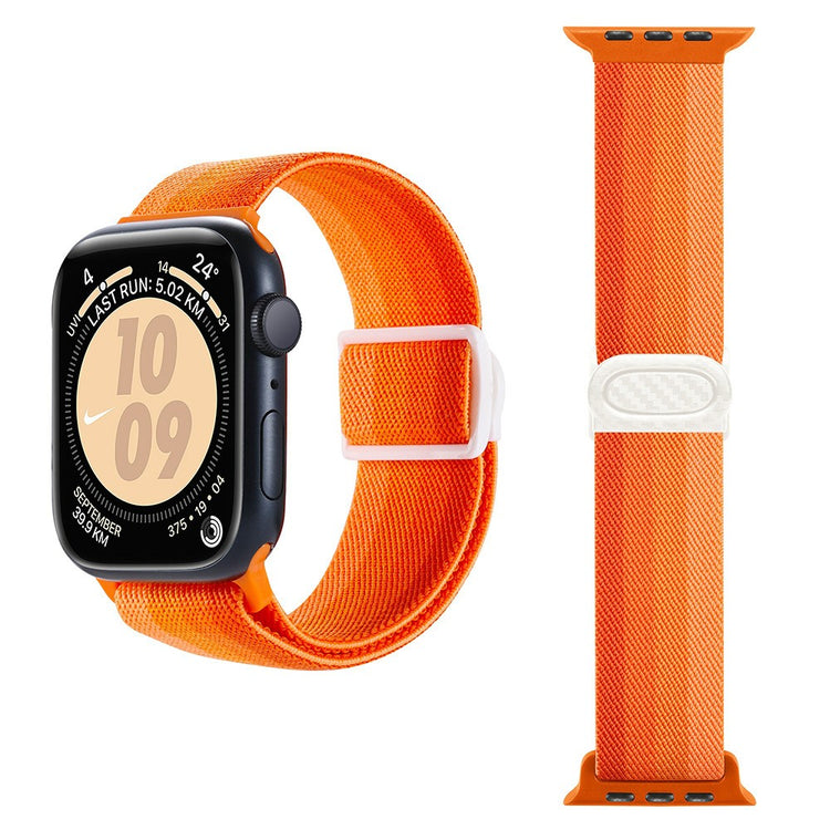 Super Stylish Apple Smartwatch Nylon Universel Strap - Orange#serie_11