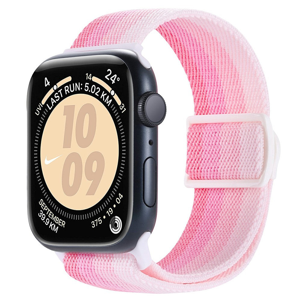 Super Stylish Apple Smartwatch Nylon Universel Strap - Pink#serie_12