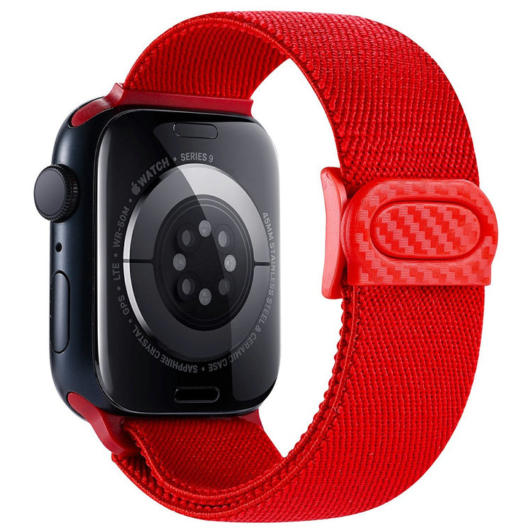 Remarkably Pleasant Apple Smartwatch Nylon Universel Strap - Red#serie_9