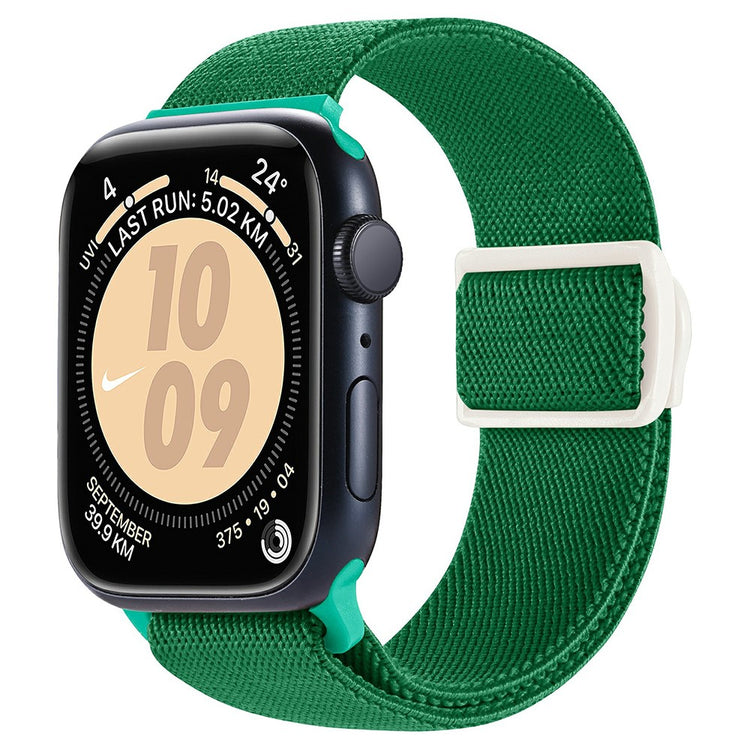 Incredibly Pleasant Apple Smartwatch Nylon Universel Strap - Green#serie_17