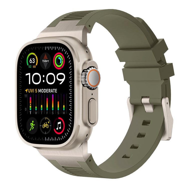 Remarkably Neat Apple Smartwatch Silicone Universel Strap - Green#serie_9