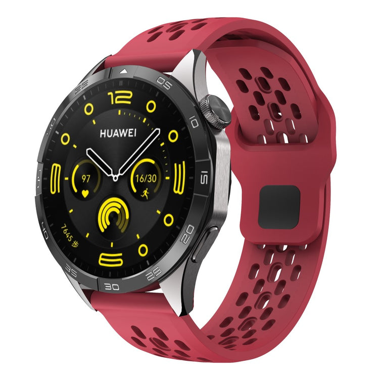 Absolutely Reliable Smartwatch Silicone Universel Strap - Red#serie_12