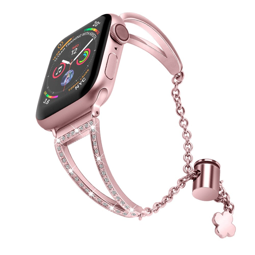 Mega Strong Apple Smartwatch Rhinestone Universel Strap - Pink#serie_2