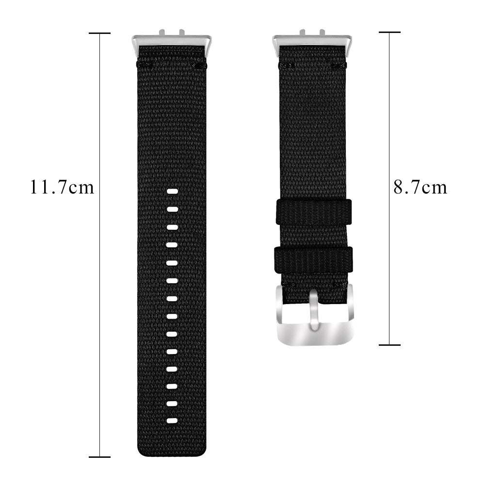 Tough Samsung Galaxy Fit 3 Nylon Strap - Black#serie_1