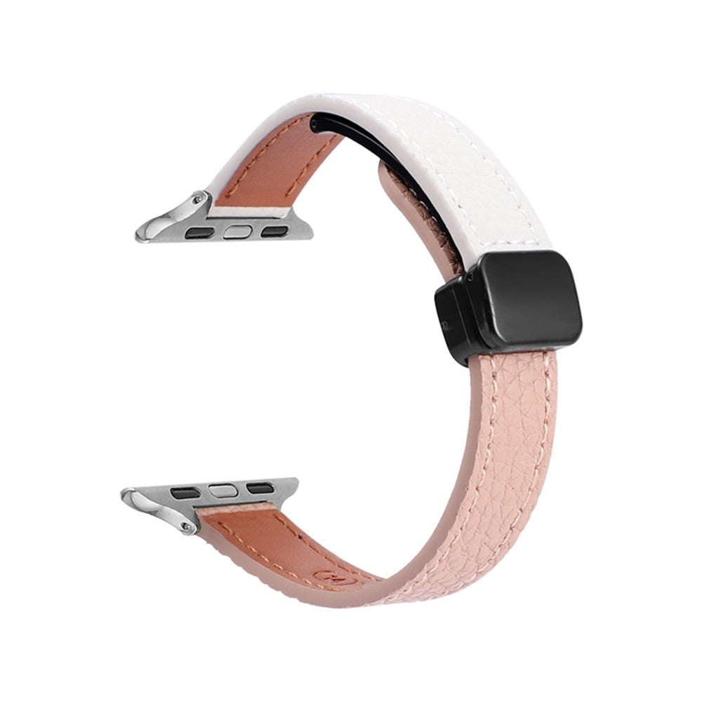 Super Fantastic Apple Smartwatch Pu Leather Universel Strap - White#serie_9