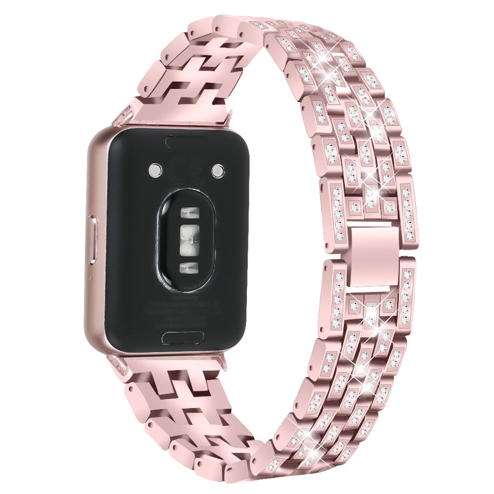 Incredibly Agreeable Samsung Galaxy Fit 3 Rhinestone Strap - Pink#serie_3