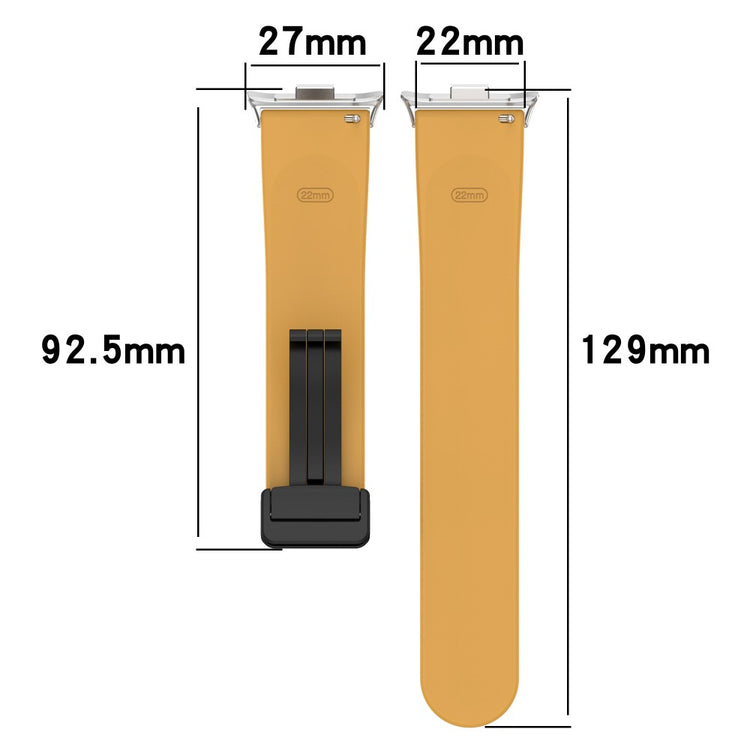 Xiaomi Redmi Watch 4 / Xiaomi Smart Band 8 Pro Silicone Universel Strap - Yellow#serie_6