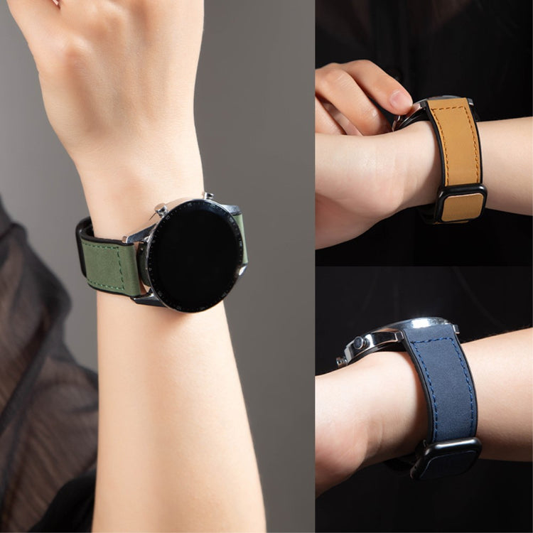 Absolutely Elegant Smartwatch Pu Leather Universel Strap - Green#serie_6