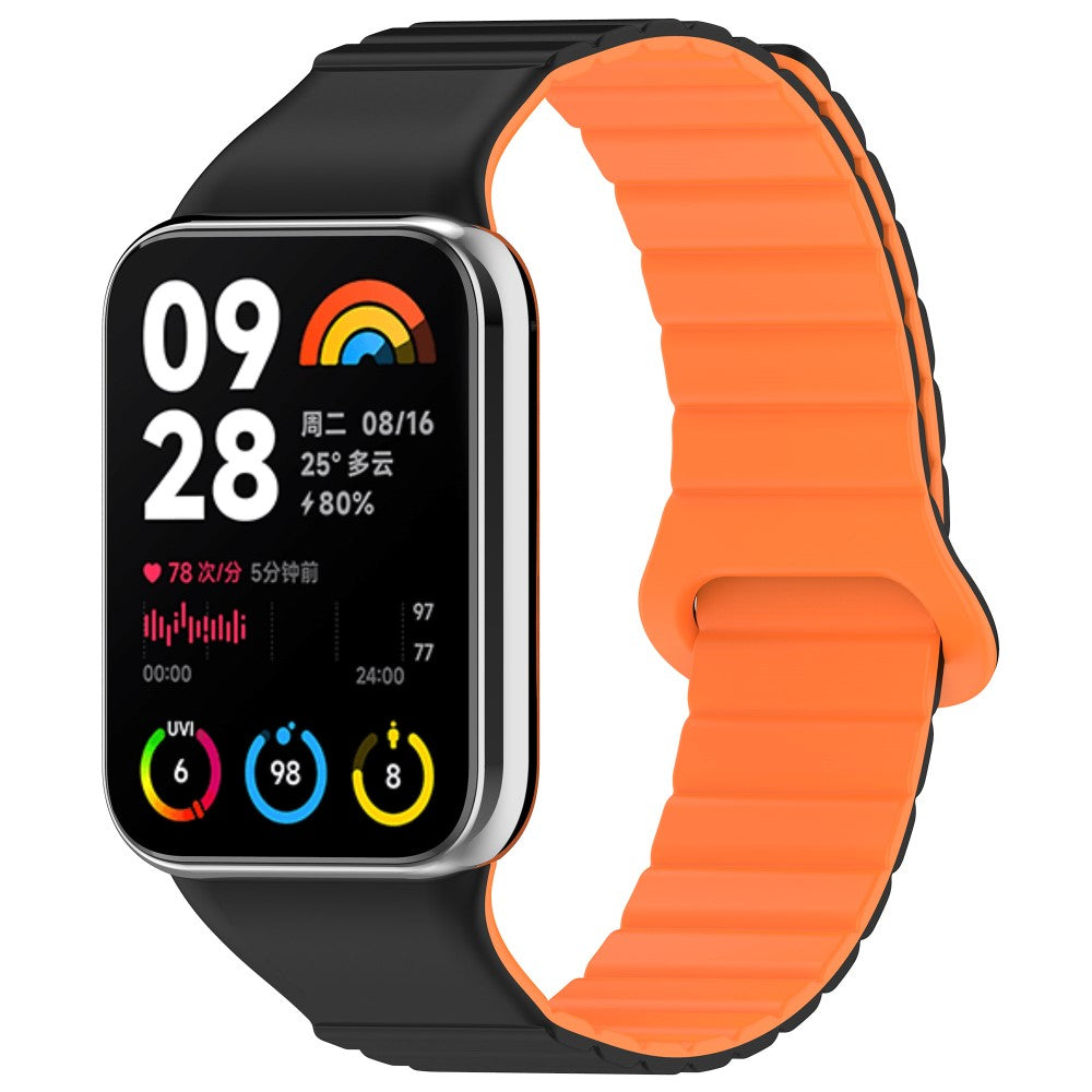 Xiaomi Redmi Watch 4 / Xiaomi Smart Band 8 Pro Silicone Universel Strap - Orange#serie_1