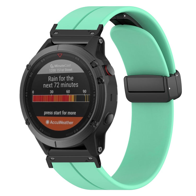 Comfortable Garmin Smartwatch Silicone Universel Strap - Green#serie_2