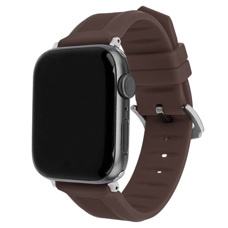 Timeless Apple Smartwatch Silicone Universel Strap - Brown#serie_4