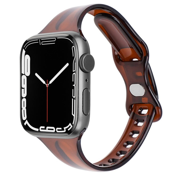 Remarkably Nice Apple Smartwatch Silicone Universel Strap - Brown#serie_13