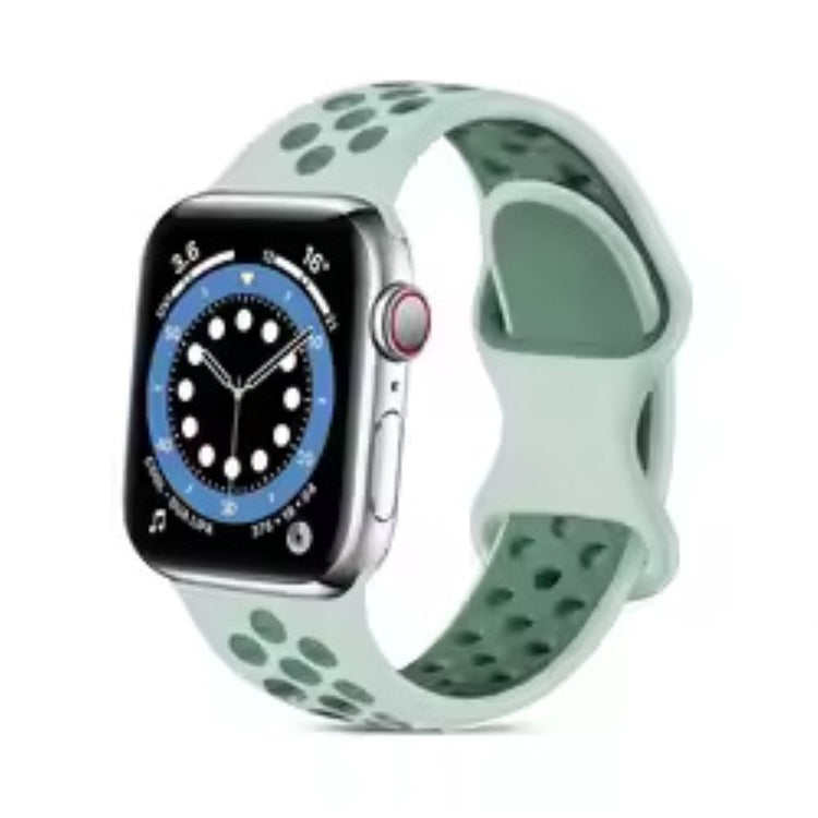 Really Cool Apple Smartwatch Silicone Universel Strap - Green#serie_13