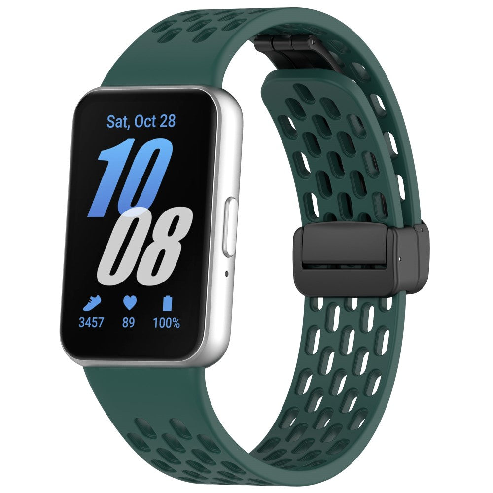 Increadibly Cute Samsung Galaxy Fit 3 Silicone Strap - Green#serie_7