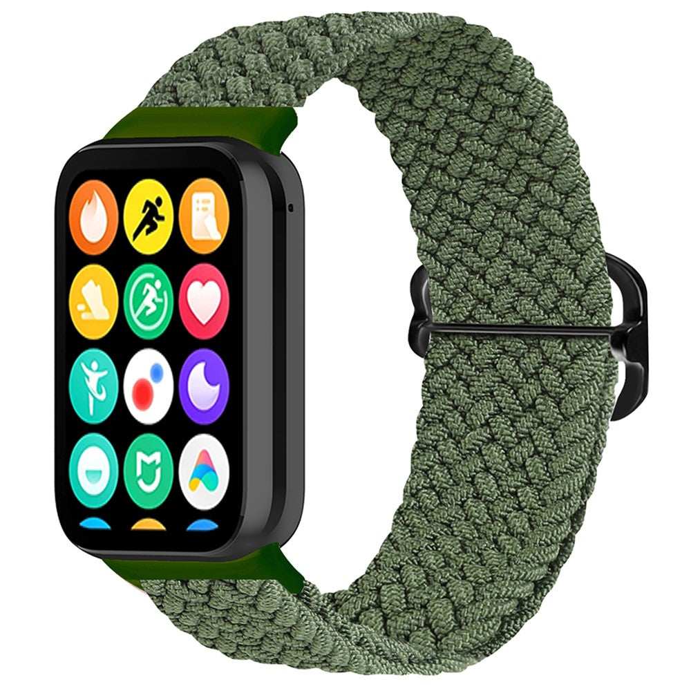 Stylish Xiaomi Redmi Watch 4 Nylon Strap - Green#serie_10