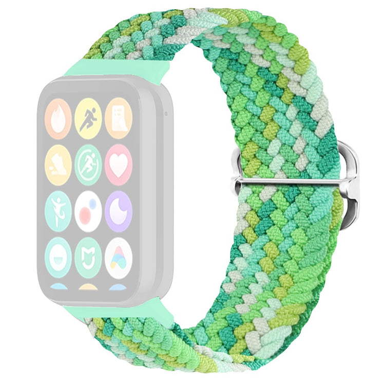 Stylish Xiaomi Redmi Watch 4 Nylon Strap - Green#serie_15