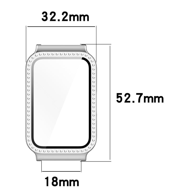 Samsung Galaxy Fit3 Magnetic Watch Strap Frame Case Tempered Glass Screen Film - Starlight#serie_1