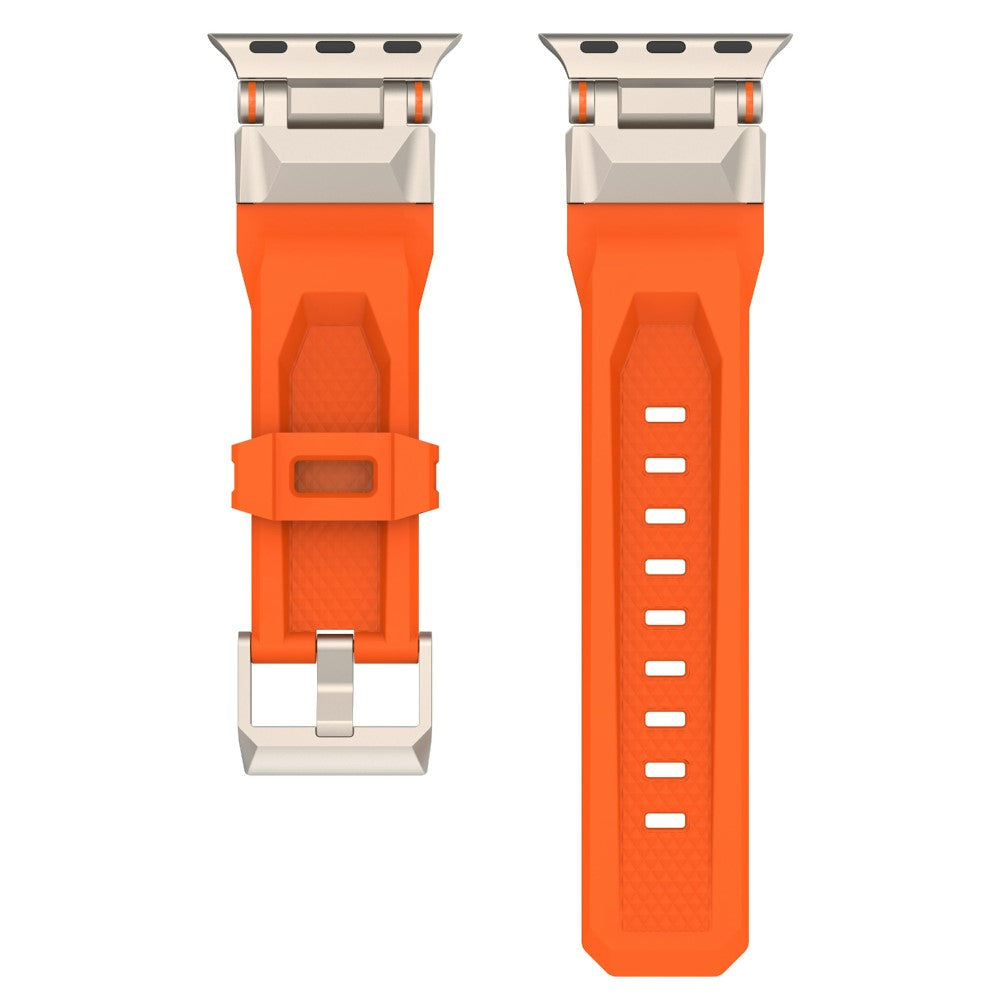 Cool Apple Smartwatch Silicone Universel Strap - Orange#serie_1