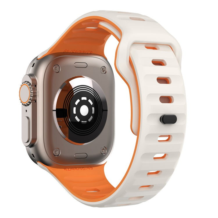 Tough Apple Smartwatch Silicone Universel Strap - Orange#serie_9