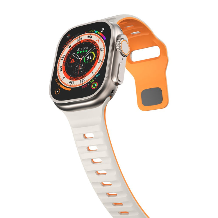 Tough Apple Smartwatch Silicone Universel Strap - Orange#serie_9