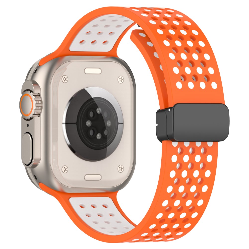 Mega Nice Apple Smartwatch Silicone Universel Strap - Orange#serie_3