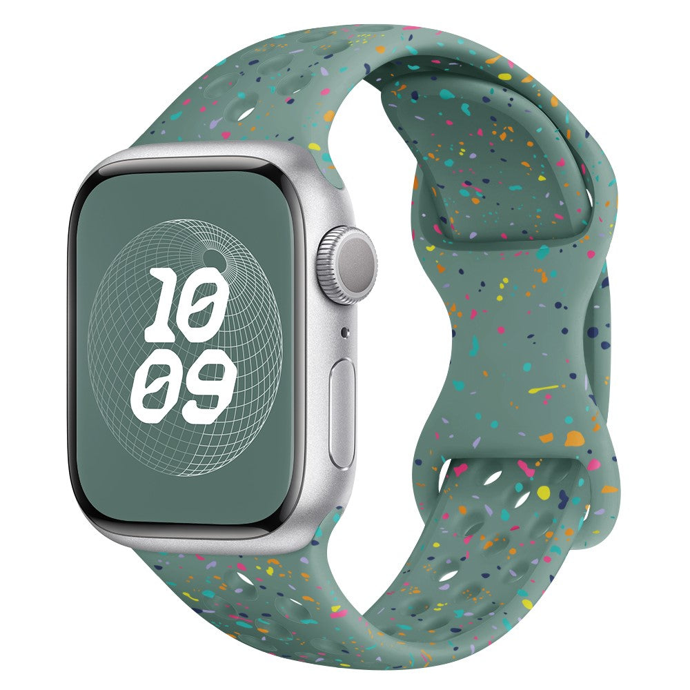 Incredibly Neat Apple Smartwatch Silicone Universel Strap - Green#serie_10