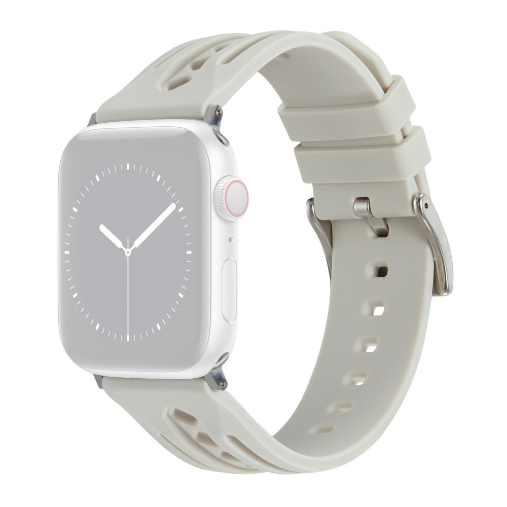 Durable Apple Smartwatch Silicone Universel Strap - Silver#serie_7