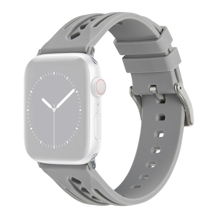 Durable Apple Smartwatch Silicone Universel Strap - Silver#serie_8