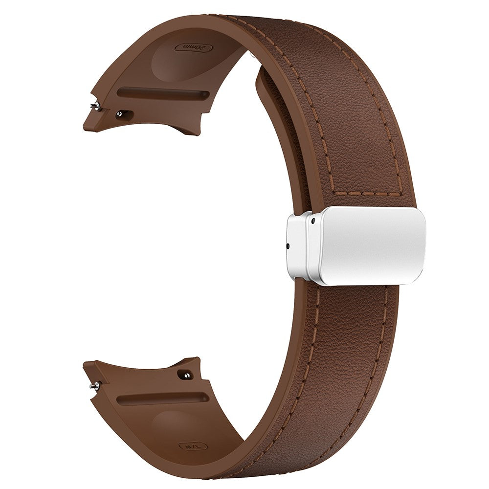 Very Durable Samsung Smartwatch Pu Leather Universel Strap - Brown#serie_17