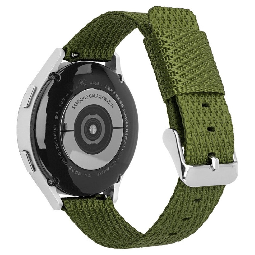 Huawei Watch GT 3 42mm / Watch GT 3 Pro 43mm Wrist Strap 20mm Texture Nylon Watch Strap - Army Green / Grid#serie_6