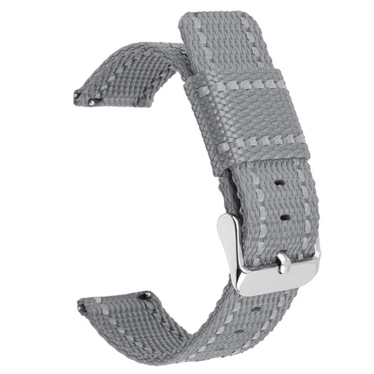 Absolutely Stylish Smartwatch Nylon Universel Strap - Silver#serie_16