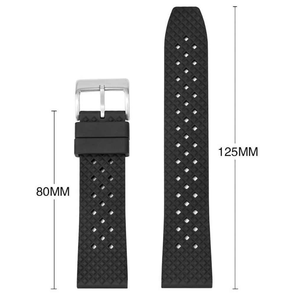 Mega Strong Smartwatch Silicone Universel Strap - Black#serie_8