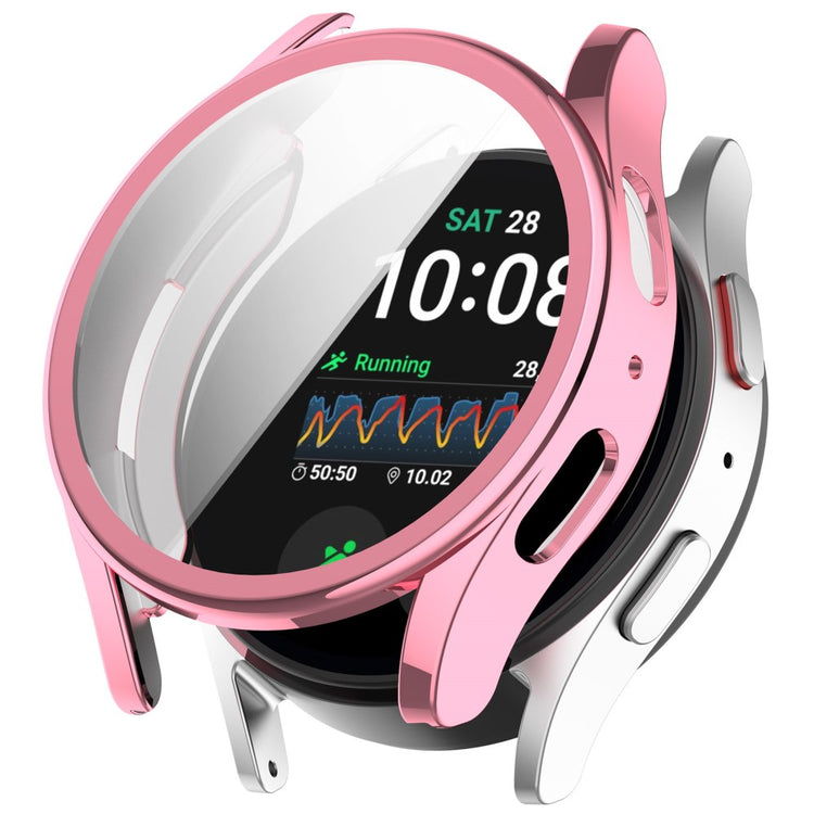 Samsung Galaxy Watch7 40mm Watch Case Electroplating Flexible Full Cover - Pink#serie_3