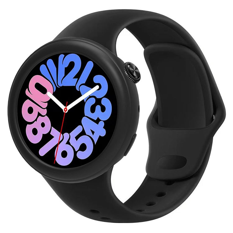 vivo Watch 3 Case Soft Silicone Protective Shell Frame Hollow-Out - Black#serie_3