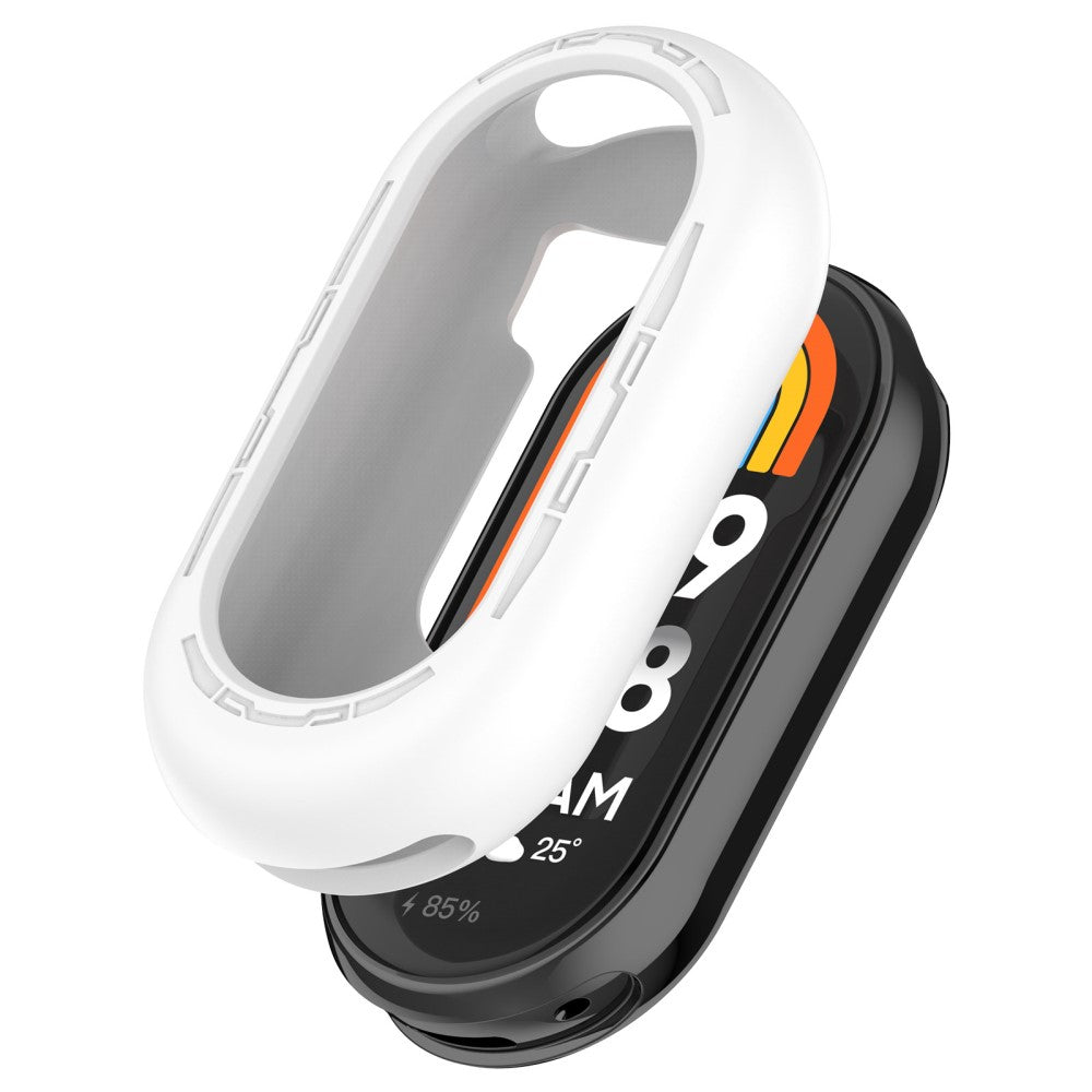 Xiaomi Mi Band 9 / 9 NFC Silicone Watch Case Anti-collision Protection Frame - White#serie_1