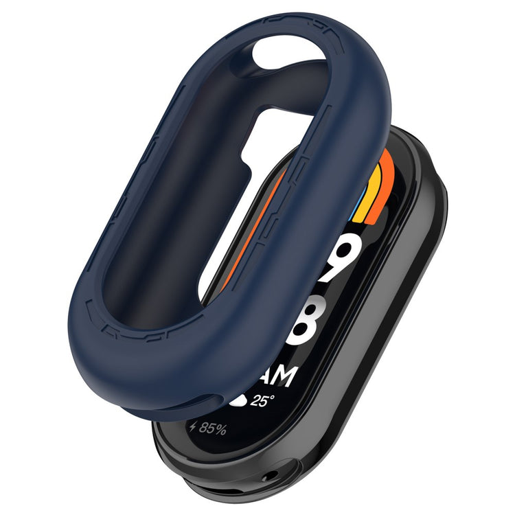 Xiaomi Mi Band 9 / 9 NFC Silicone Watch Case Anti-collision Protection Frame - Midnight Blue#serie_13