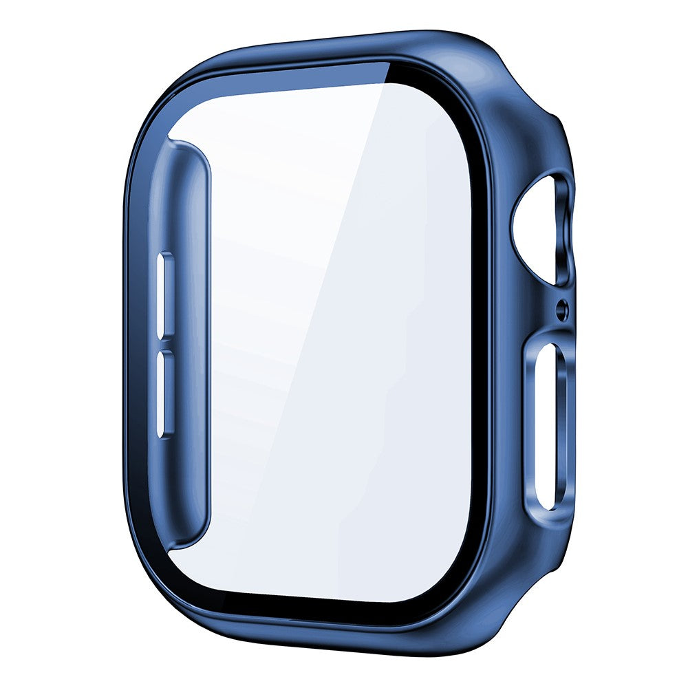 Apple Watch Series 10 46mm Protective Case All-Around Hard Bump Resistant Watch Cover with Tempered Glass Film - Original Blue#serie_21