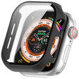 Flessibile Apple Watch Series 10 42mm Cover con Protezione schermo in Vetro e Silicone / TPU