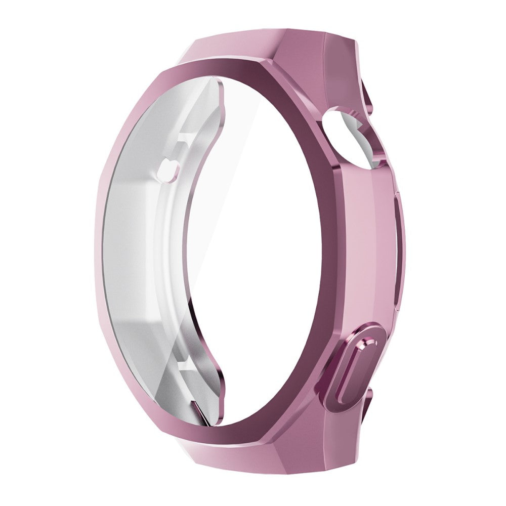 Huawei Watch GT 5 Pro 46mm ENKAY Hat-Prince TPU Watch Case Electroplating Watch Cover with Screen Protector - Pink#serie_1