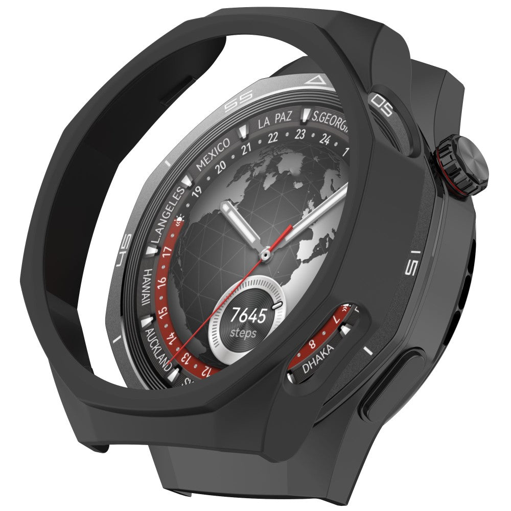 Huawei Watch GT 5 Pro 46mm Protective Case Hollow-Out PC Watch Frame Cover - Black#serie_1