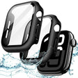 Confortable Apple Watch Series 10 42mm Coques avec Protection d'écran en Verre et Silicone / TPU