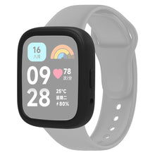 Beskyttende Silikone Universal Bumper passer til Xiaomi Redmi Watch 3 Active / Xiaomi Mi Watch Lite 3 - Sort#serie_1
