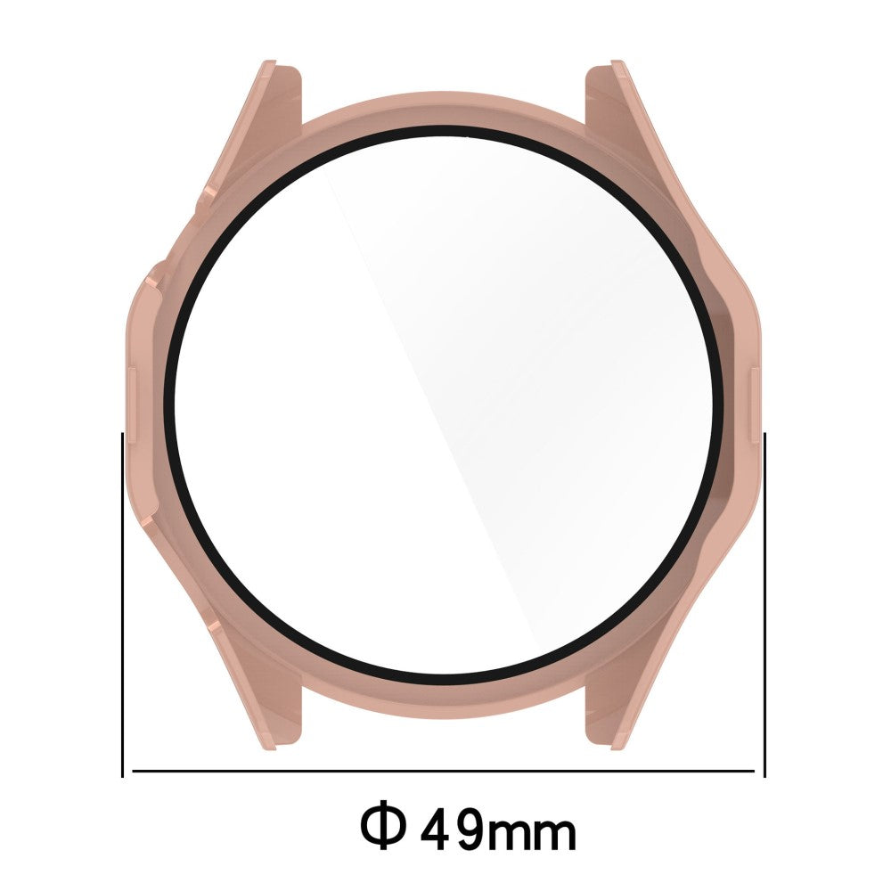 Huawei Watch GT 4 46mm Case Full Protective Hard Bump Resistant Cover with Tempered Glass Screen Protector - Midnight Blue#serie_3