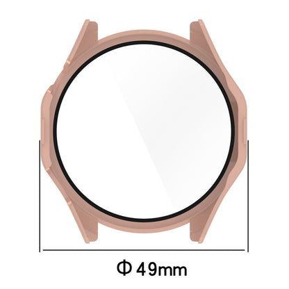 Huawei Watch GT 4 46mm Case Full Protective Hard Bump Resistant Cover with Tempered Glass Screen Protector - Midnight Blue#serie_3