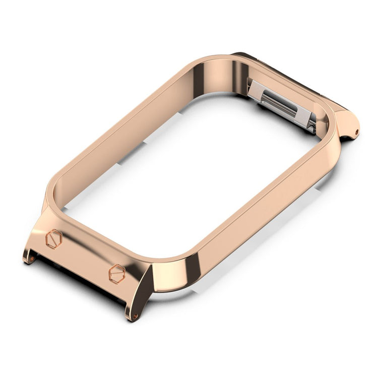 Metal Universal Bumper passer til Xiaomi Smart Band 8 Active / Xiaomi Redmi Band 2 - Pink#serie_3